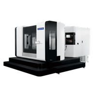 Высокая точность высокой жесткости с ЧПУ горизонтальная обработка фрезерования